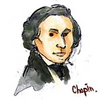 Chopin イラスト　瀧澤宗史